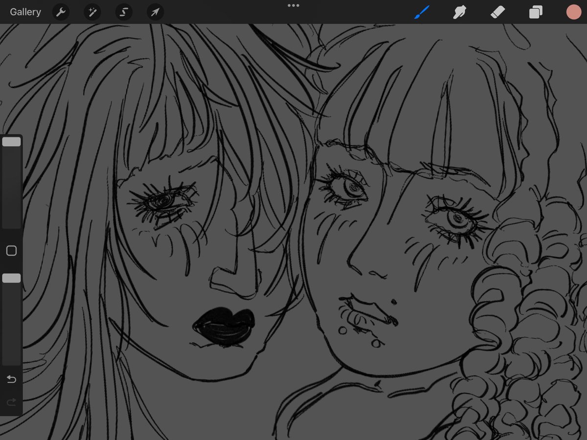 Happy yuri day here is some samarina wips Ok? Ok