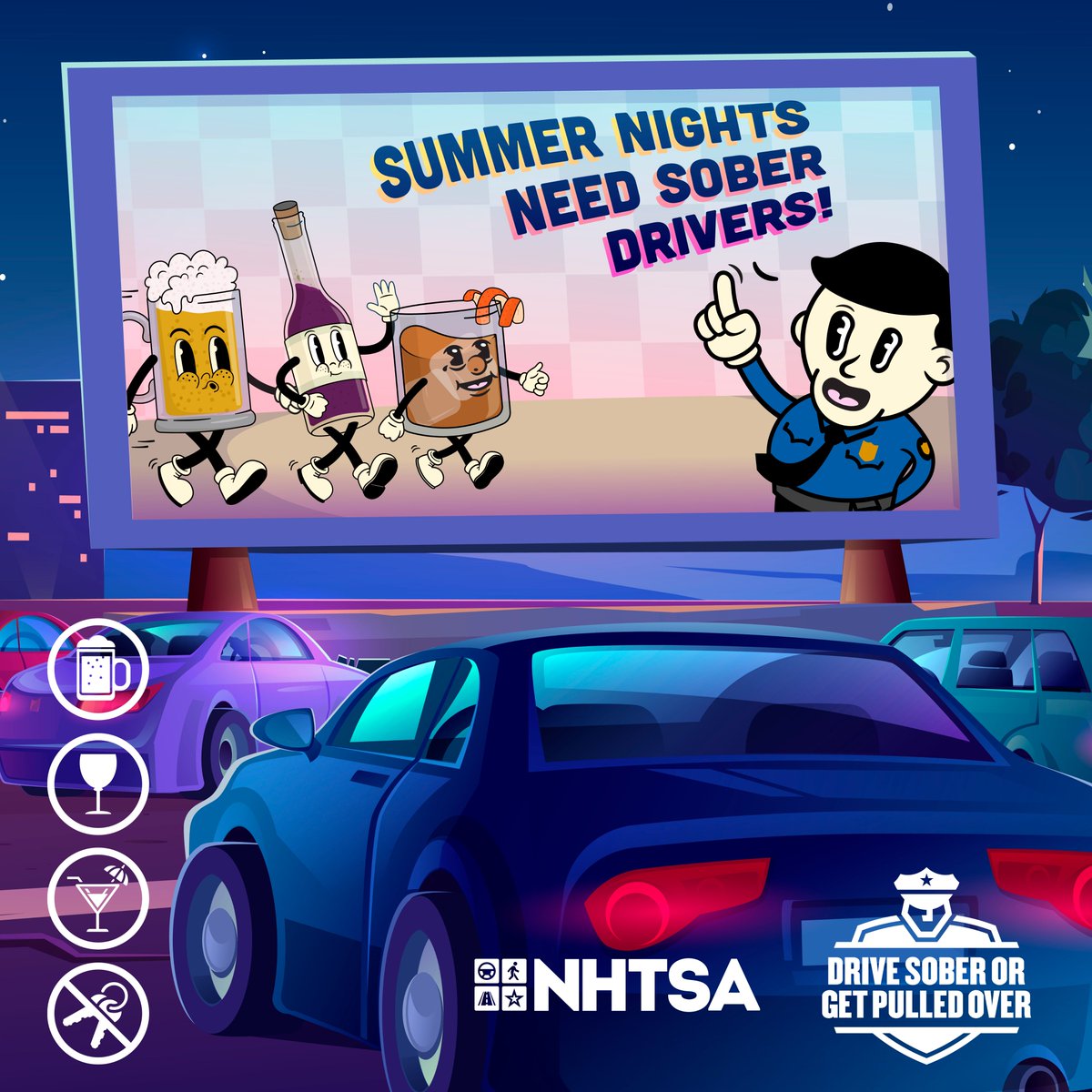 TNHSO's tweet image. Summer festivities planned? Make sure your plans include a sober ride home. 🚗 Designate a sober driver or call a taxi or rideshare if you plan to celebrate.
Read more: tntrafficsafety.org/drunk-driving