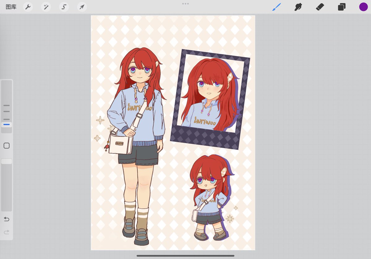 misroco's tweet photo. Red-haired girl #oc https://t.co/zc9ZNSmbIn