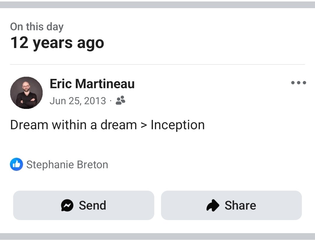 I was really insightful back then