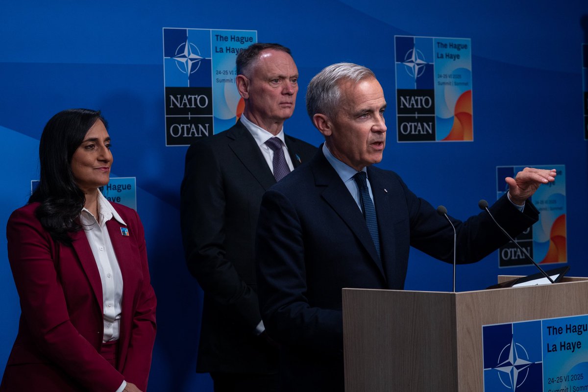 As a founding member of NATO, Canada has always been committed to multilateralism and collective defence.

Canada will reach 2% of GDP this year, and as of today, we have joined all NATO Allies in committing to reach 5% by 2035.