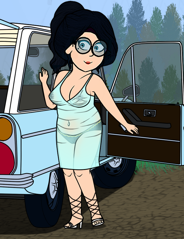 Wet dress...
Can't think of a reason, but at least it fits with the car, right?...