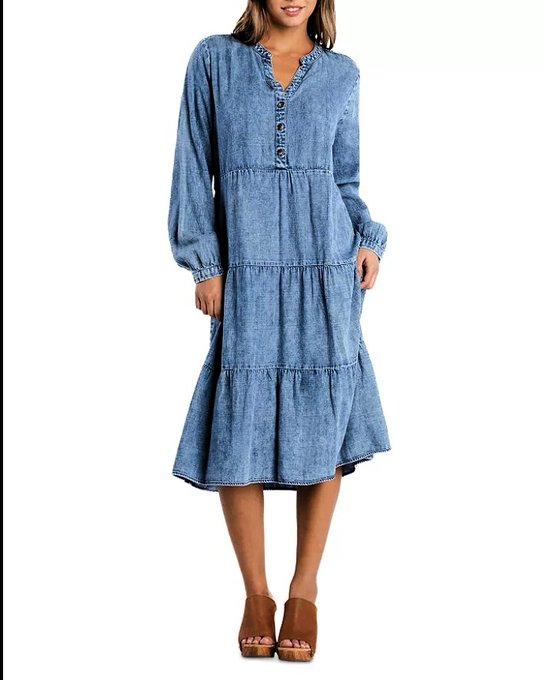 RusticTrove's tweet photo. SALE! BILLY T Midi Dress Soft Denim Size Small boho 3 tier New https://t.co/SOI5qqlrOV…… #bohemian #boho #bohemianstyle #hippie #bohofashion #bohostyle #Summer #Denim #BillyT #fashiondress #Datenight #summerfun #summerfashion #fashion #style #beautiful #Love #poshmark https://t.co/1OPqDWmxfw