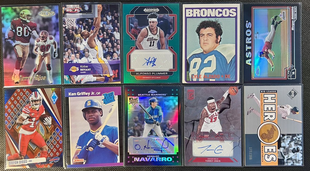 #coolenoughstacks Lot 75

$2 each

Diggs /340
Navarro /500
Dye /200

Claim by player name

Rules &amp; info in pinned tweet. Stack through Thursday.

#coolenoughstacks