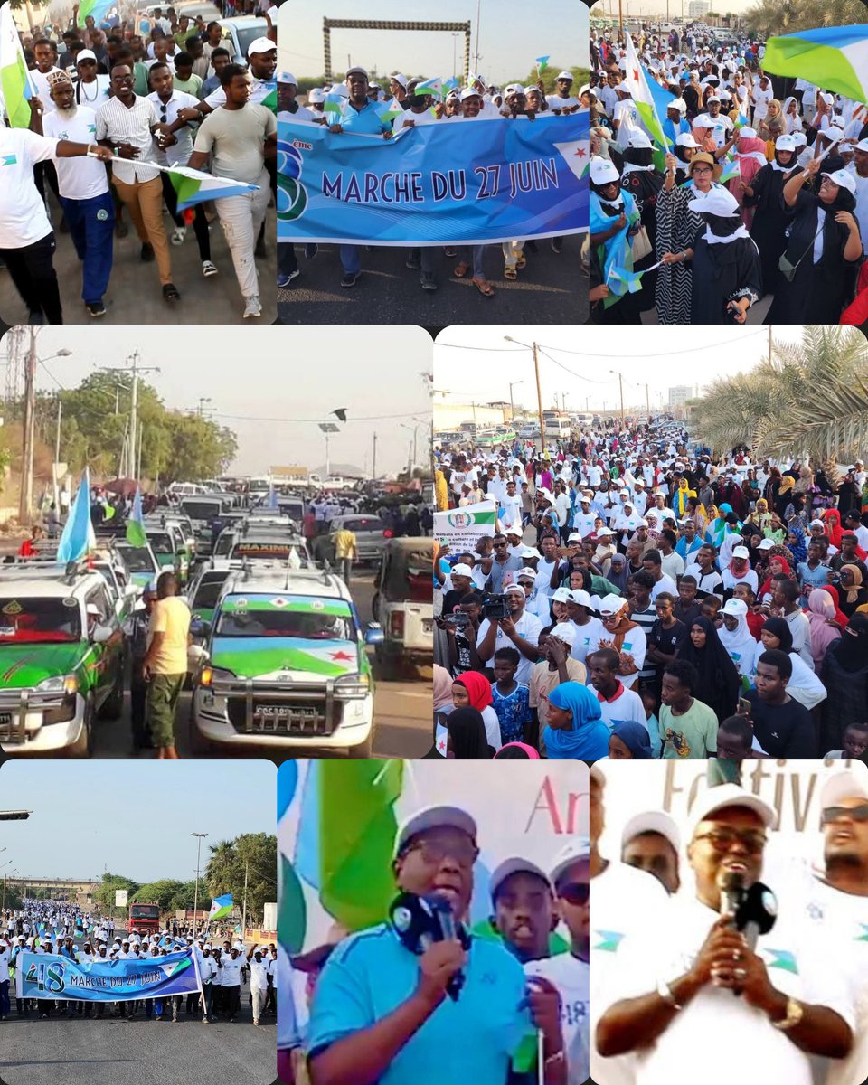 momed222's tweet photo. 🚶🏼♂️#Marche_Martyrs :
une nation en marche vers sa mémoire #Djibouti 🇩🇯 À l’aube du #Djib48 ème , une atmosphère de solennité, de reconnaissance et de ferveur citoyenne a envahi les artères de #Boulaos et de #Balbala lors de la Marche des Martyrs organisée par @hibo_dr @UNFDJ https://t.co/1yUhQWxEp2