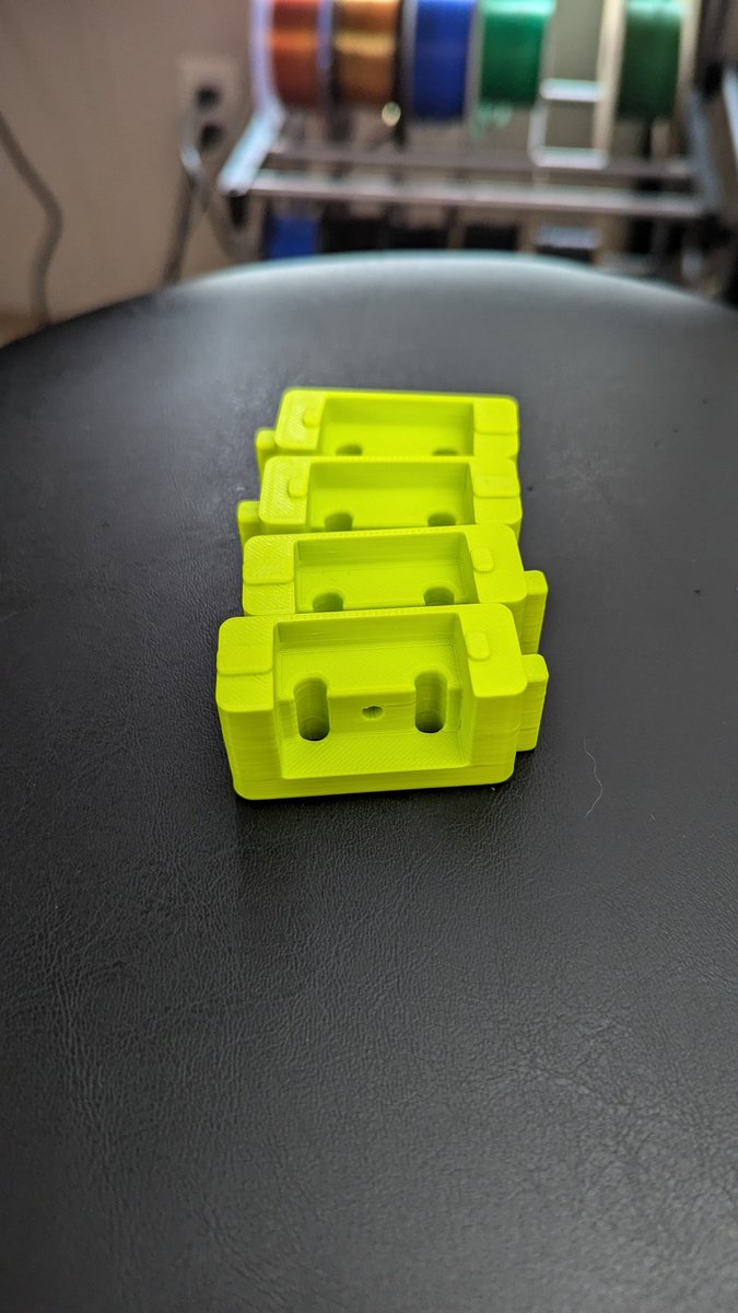 So it begins first printed parts for the Voron 2.4 ... I still don't know what kit Im going with #ldomotors vs #formbot. Also first time printing in abs, the <a href="/Polymaker_3D/">Polymaker</a> abs printed great on the p1s