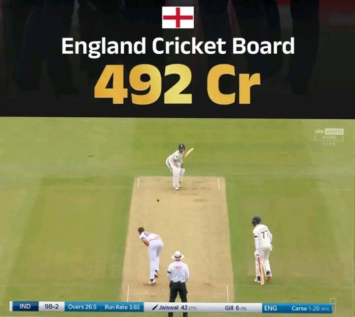 Ramazkhan70's tweet photo. Biggest Dream for Every Cricket Board.

All the cricket boards must be thinking, how can we convince the richest board to stop showing cricket from the 90s? 😁 #TestCricket #indians #engvsindia https://t.co/mhtH2tPaB5