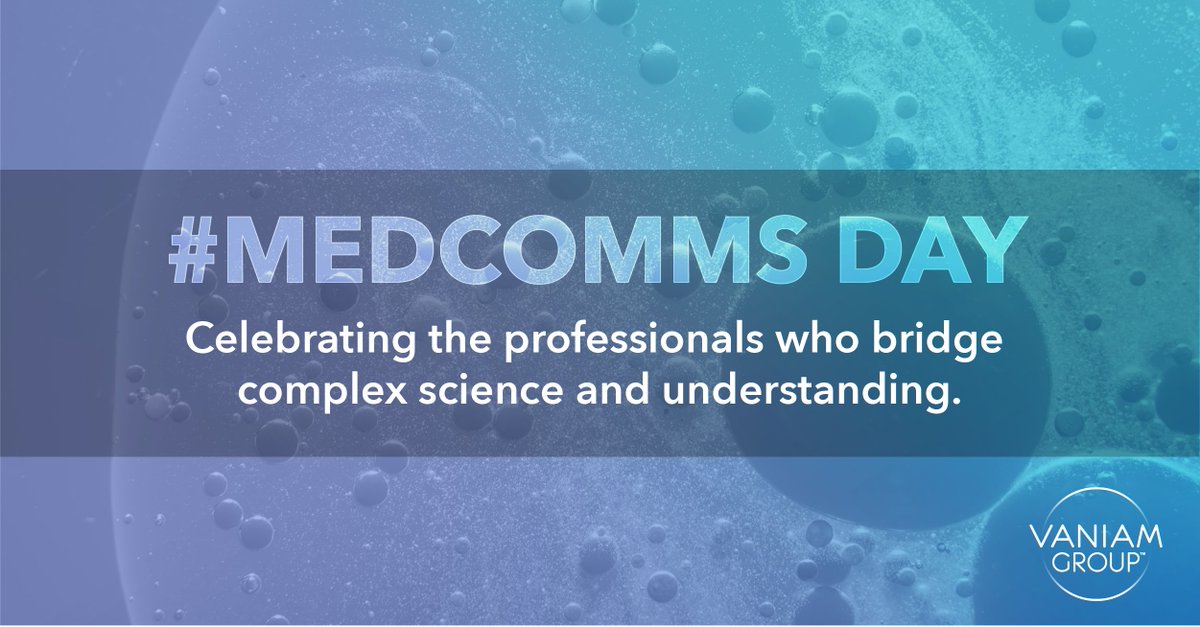 Vaniam Group LLC (@vaniamgroup) on Twitter photo Happy #MedCommsDay from Vaniam Group!
Today, we're celebrating the partnerships that transform your scientific breakthroughs that drive real-world impact. We're here to help you navigate the complex healthcare landscape. Contact us at partnership@vaniamgroup.com Happy #MedCommsDay from Vaniam Group!
Today, we're celebrating the partnerships that transform your scientific breakthroughs that drive real-world impact. We're here to help you navigate the complex healthcare landscape. Contact us at partnership@vaniamgroup.com