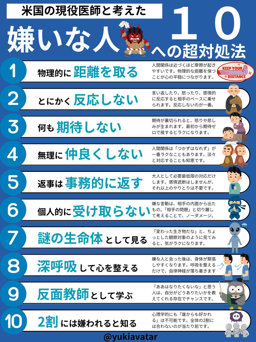 嫌われても大丈夫。
まだ人類80億います。