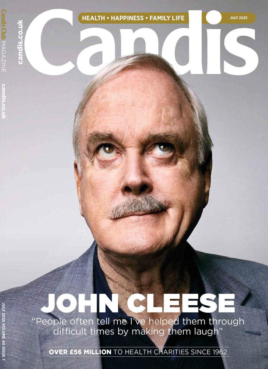 reduxpictures's tweet image. Photo of John Cleese by Brad Trent/Redux on the cover of the UK’s Candis magazine - July 2025 (via our UK partner eyevine) @BradTrent @candismagazine @eyevine
