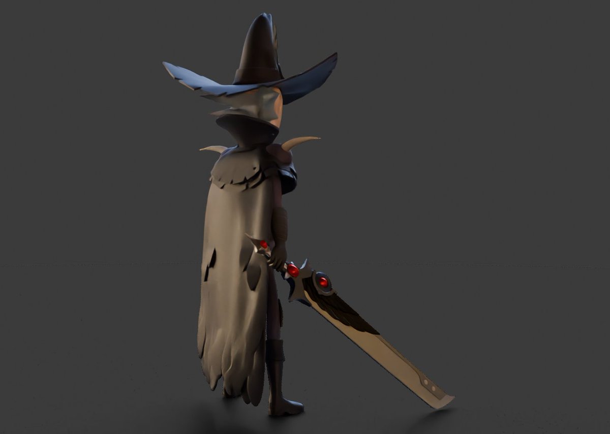 3dmpro's tweet photo. Revisiting #RickanMorty #CrowRick #3dprintable developed in #blender , prepping an update for posting on #crealitycloud and #Cgtrader https://t.co/ymlWrt5Ap1