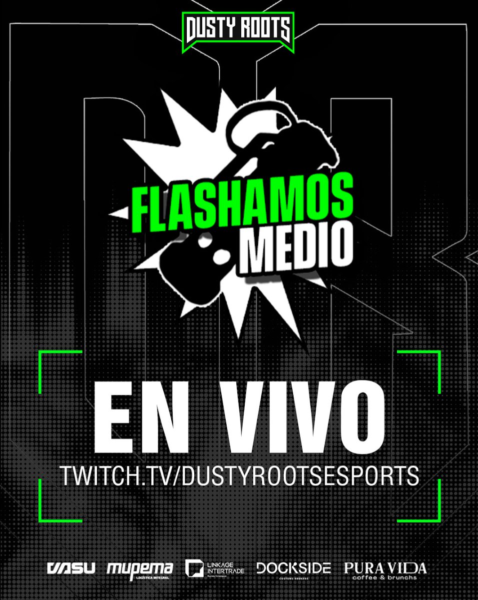 🟩EN VIVO🟩

🎙️Ya estamos en vivo con nuestro podcast, hoy será el tercer episodio y nos acompañará <a href="/alfonavellaneda/">Alfonsina</a>.

¡No te lo pierdas!👊
twitch.tv/dustyrootsespo…

#DustyFM