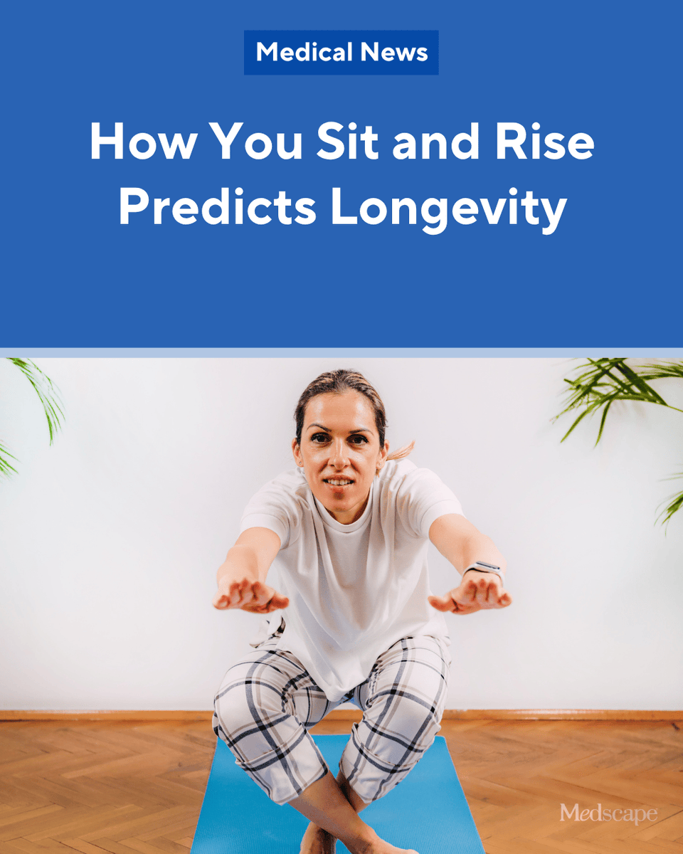Adults who aced the so-called sitting-rising test were far less likely to die of natural or cardiovascular causes over about 12 years of follow-up than those who scored the lowest, according to a study published online on June 18 in the European Journal of Preventive Cardiology.