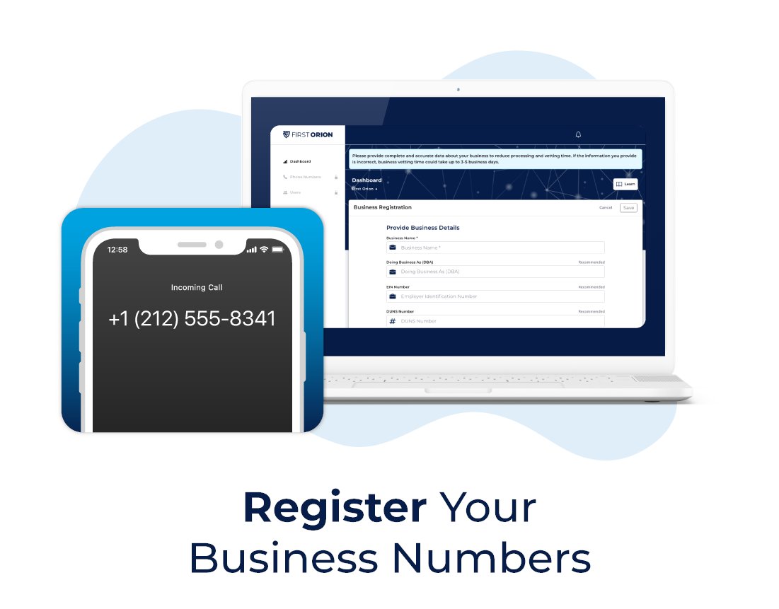 Good things come to businesses that register their numbers. What good things? 

Check them out, and register your business number for free in five minutes or less: hubs.li/Q03trlWm0

#FirstOrion #BrandedCalling