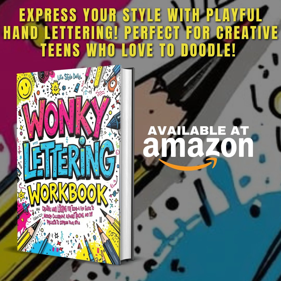 Author Shout (@authorshout) on Twitter photo Wonky Lettering Workbook is available at amzn.to/4juYumj
<a href="/FolioMore/">StudioMoreFolio</a>
#asmsg #iartg #art #artwork #workbook #stressfree #stressrelief Wonky Lettering Workbook is available at amzn.to/4juYumj
<a href="/FolioMore/">StudioMoreFolio</a>
#asmsg #iartg #art #artwork #workbook #stressfree #stressrelief