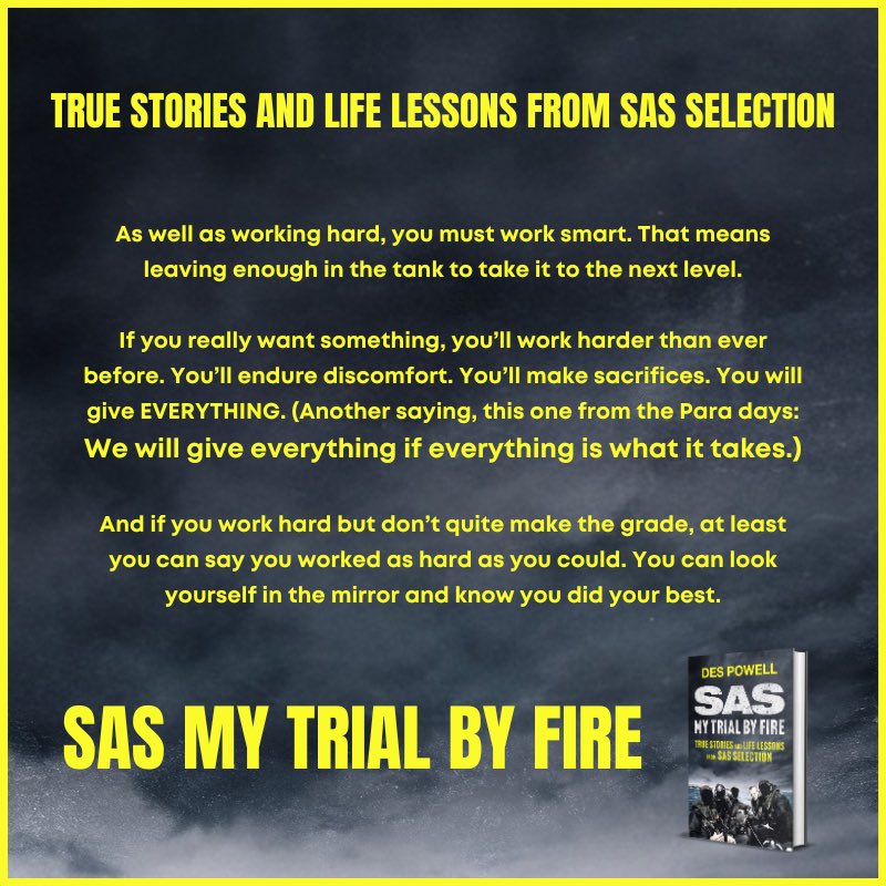 As well as working hard 💪, you must work smart 🧠 despowell.co.uk/mytrialbyfire