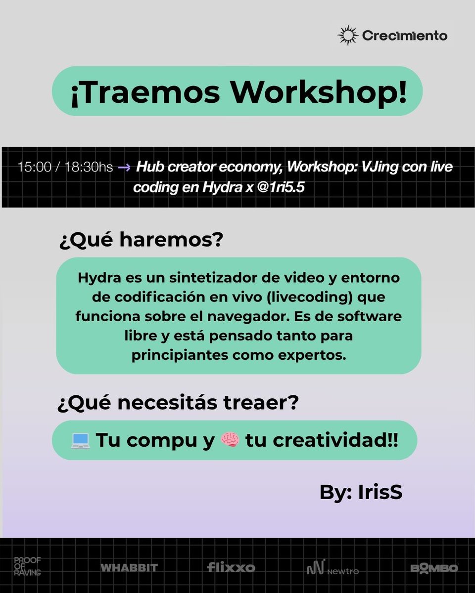 ¿Por qué lxs creadores tenemos que aprender sobre tecnología?

Porque no es solo una herramienta, es el nuevo territorio donde se crea, se comparte y se vive del arte.
Si no la entendemos, otros deciden por nosotrxs.
#CreatorEconomy #Web3 #ArteYTech