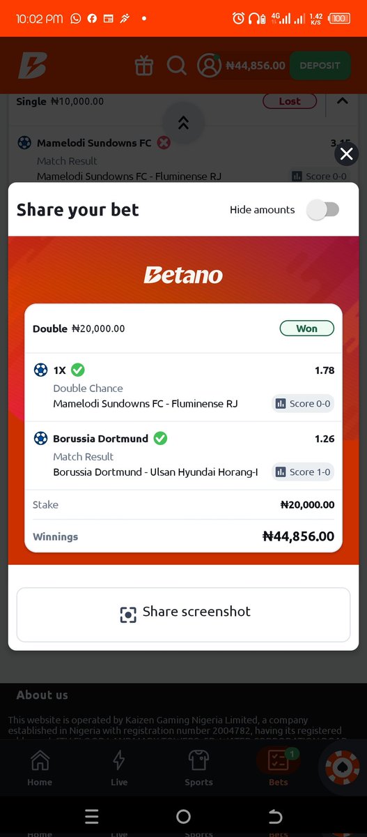 This is in ✅

Wait for the big one 🙏🏽