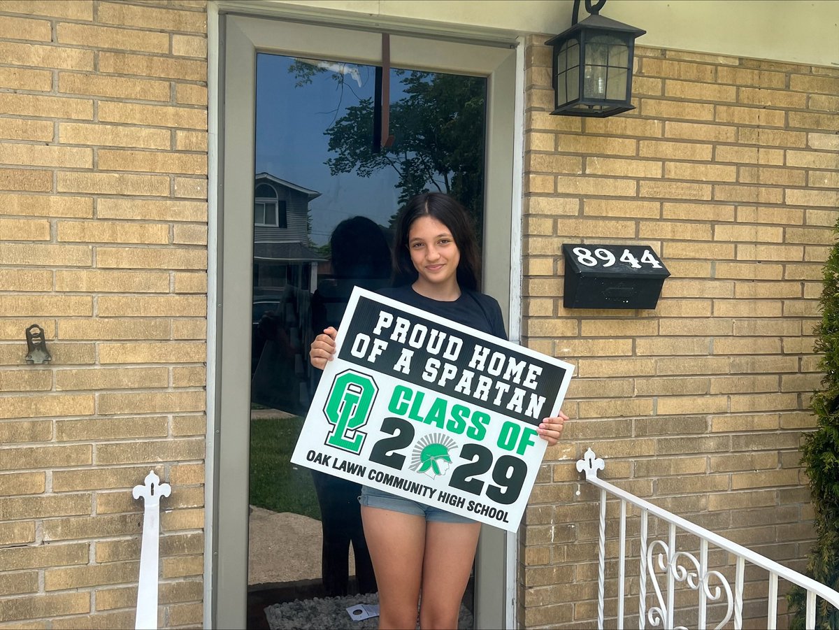 Another successful day for our Class of 2029 Welcome Wagon! We will be heading out all summer, so keep an eye out for our Spartan staff. We love all the Spartan smiles! #olchspride