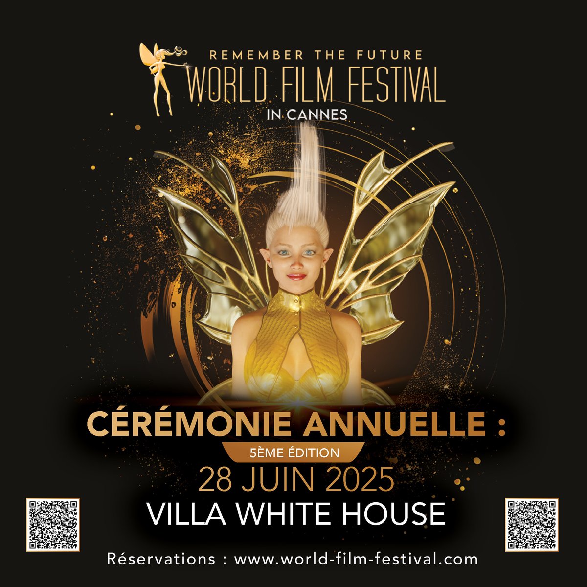 ✨ Plus que 3 jours avant le grand rendez-vous tant attendu du World Film Festival in Cannes ! ✨

Le 28 juin, la Villa White House deviendra le point de rencontre de talents venus des quatre coins du monde. Préparez-vous à un voyage extraordinaire à travers le cinéma, la