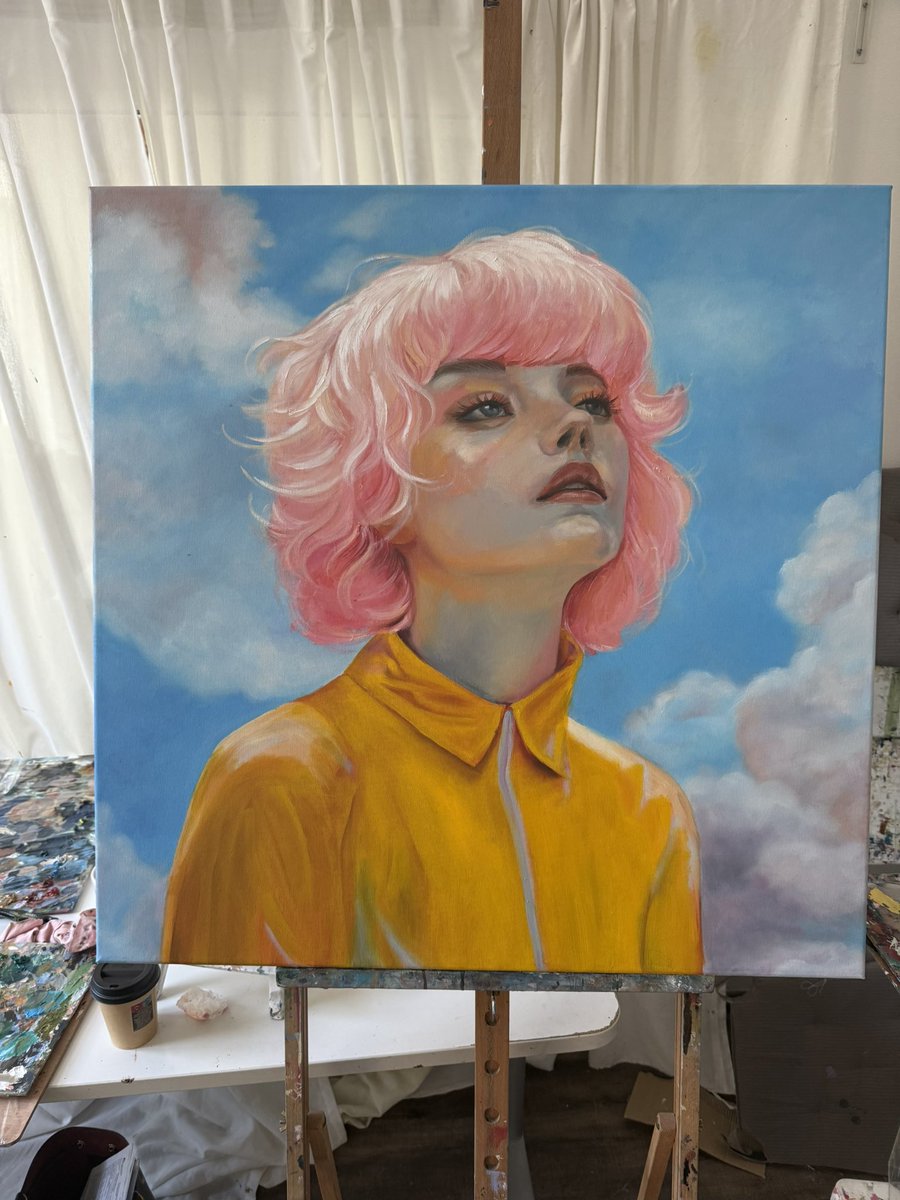 Done ✔️ 

To Where the Light Is, oil on canvas