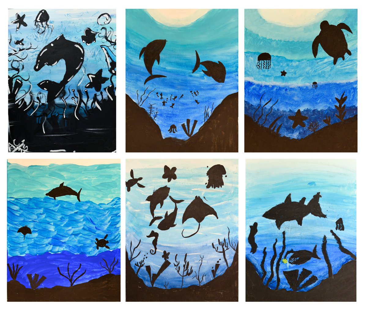 MrsOArtStudio's tweet image. So much talent! I had the best time working with the CMS middle schoolers to wrap up their "Beneath the Waves" art project. It was such a joy to reconnect with my former students! @CuCPS #wearecucps