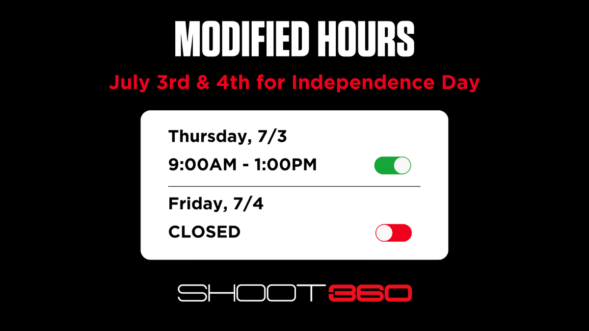 shoot360pgh's tweet image. 🇺🇸 4th of July Hours 🇺🇸
7/3: Open 9AM–1PM
7/4: Closed
We’ll be back to normal hours (9AM-5PM) on 7/5.