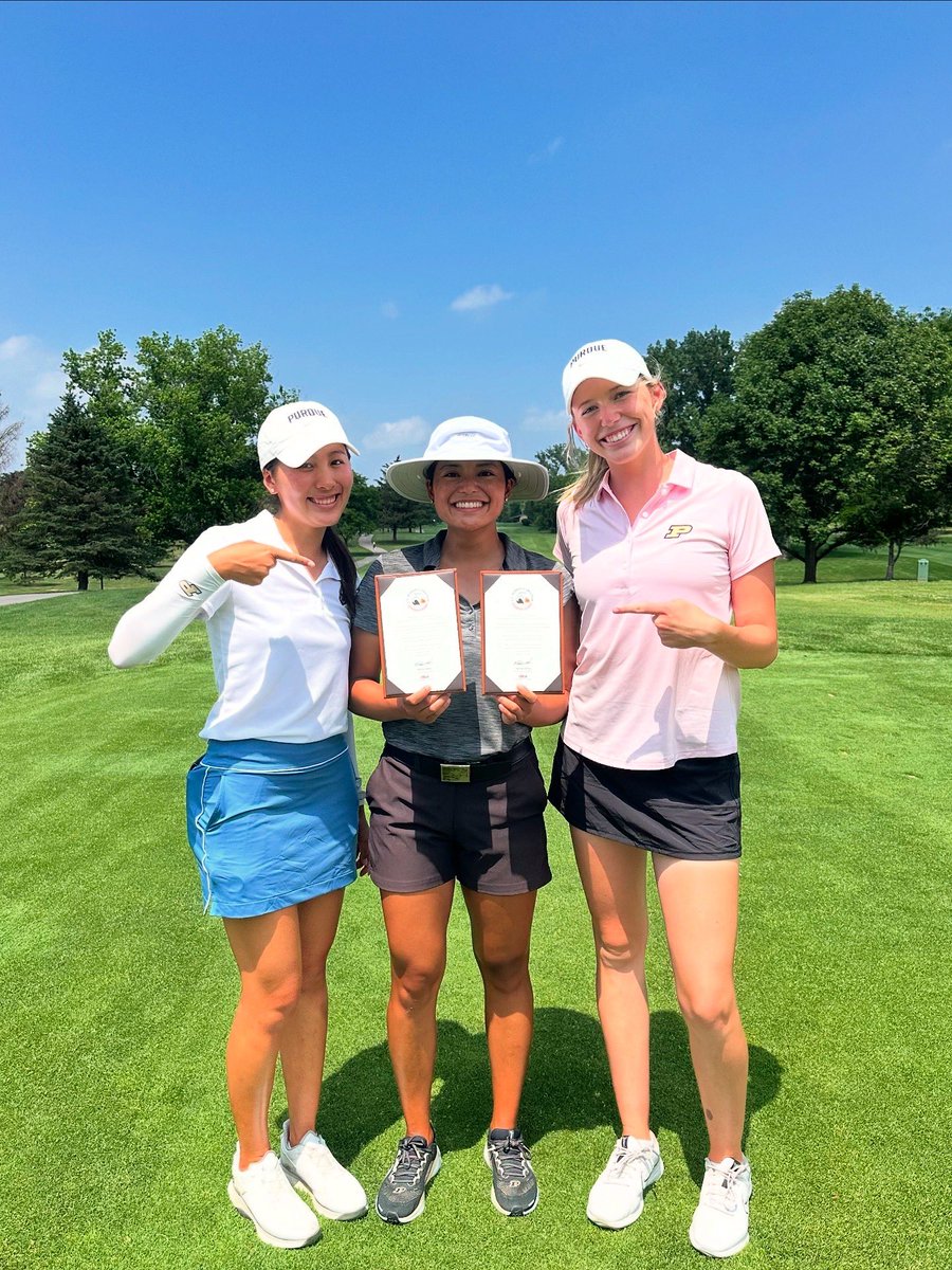 2 Boilers to Bandon! 

Ella Weber and Momo Sugiyama qualify for the U.S. Women’s Am at Bandon Dunes! 

Weber fired off a 66 (-6) to earn medalist honors!🏅