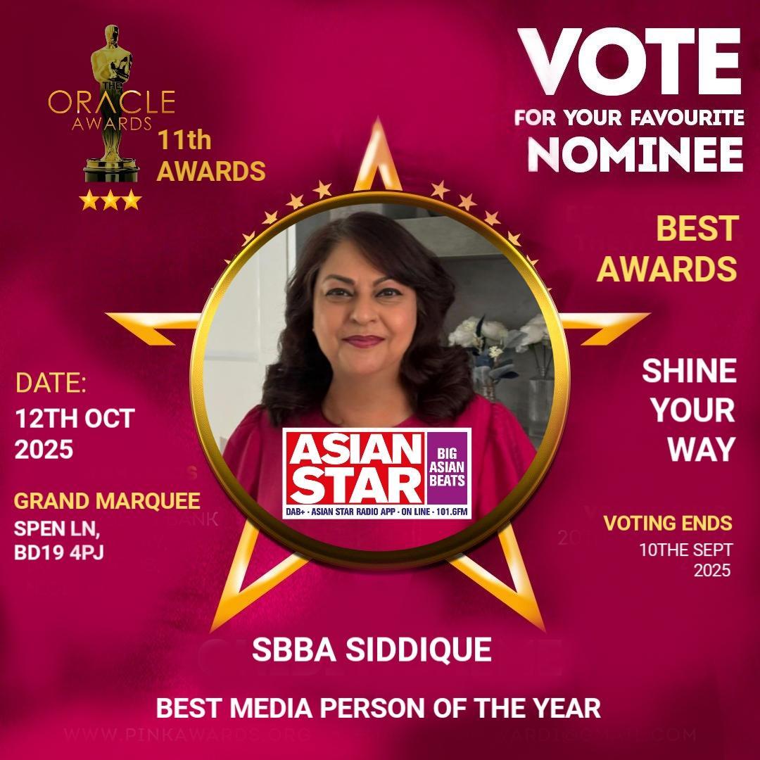 sbba9's tweet photo. I am thrilled to be shortlisted for the Oracle Awards -Best Media Person of The Year Category 🏆 
Can I ask for your support every vote counts, help me bring this one home 🙏 

https://t.co/HKTtkNLtMx

#awards #mediaawards #bestmediaperson #ceremony #Nominated #nomination #winner https://t.co/QX7U27dbKq