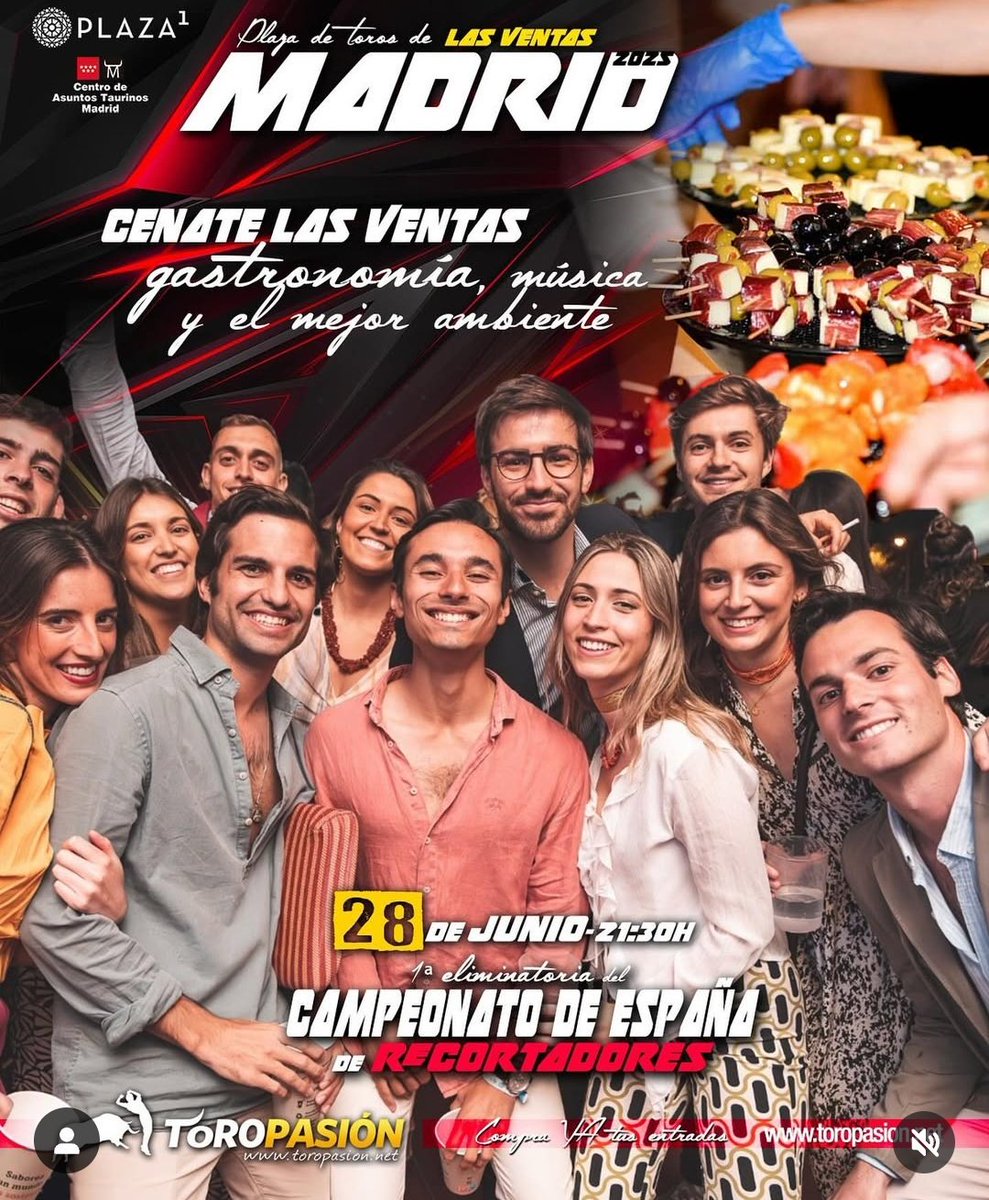 El anuncio de Plaza 1 de un concurso de recortes sirve como cartel de la fiesta fin de curso de ICADE en Gunilla.