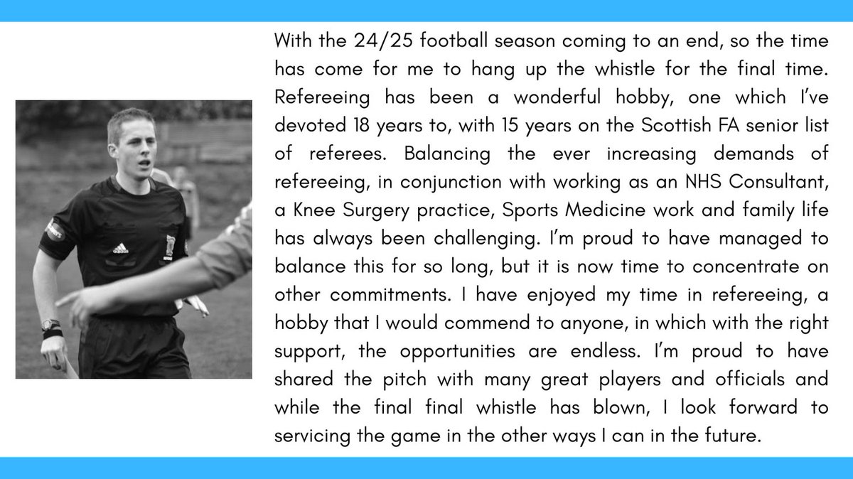 After 18 years the final whistle has blown