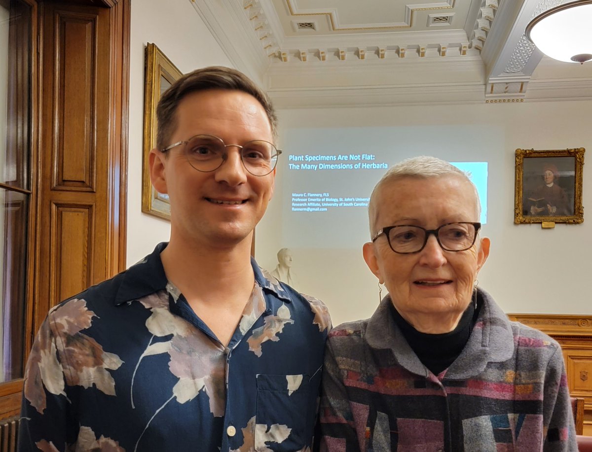 Maura C. Flannery @flannerm.bsky.social (@flannerm) on Twitter photo On May 15, my last day in London, I gave a presentation on #herbaria at the Linnean Society. I was generously introduced by the new Honorary Curator of Botany, Jacek Wajer. I'm very grateful to everyone at the society for their support. <a href="/LinneanSociety/">The Linnean Society of London</a> On May 15, my last day in London, I gave a presentation on #herbaria at the Linnean Society. I was generously introduced by the new Honorary Curator of Botany, Jacek Wajer. I'm very grateful to everyone at the society for their support. <a href="/LinneanSociety/">The Linnean Society of London</a>