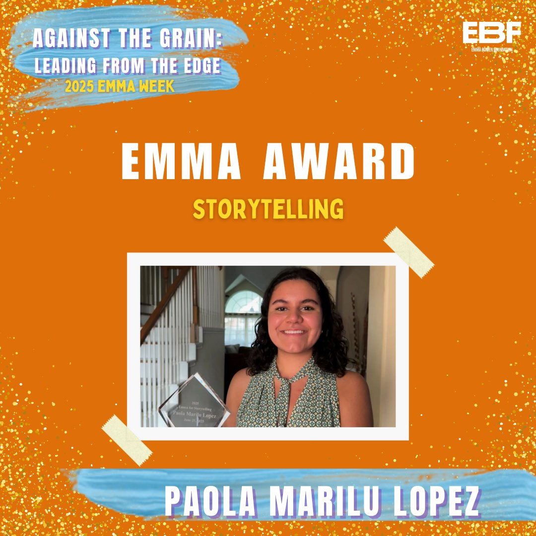 🌟 Congratulations to Our Emma Awards Winners! 🌟

🏆 Emma for Innovation – Briana Jones-Gill
🏆 Emma for Volunteerism – Miette Maoulidi
🏆 Emma for Storytelling – Paola Marilu Lopez

#EBFEmmaWeek #WeAreEBF