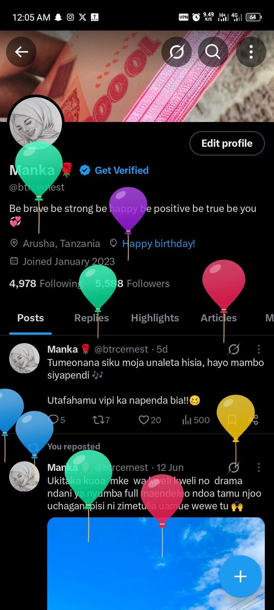 btrcernest's tweet image. It&apos;s my birthday 🎈 thank you God for 1+ more year 🙏