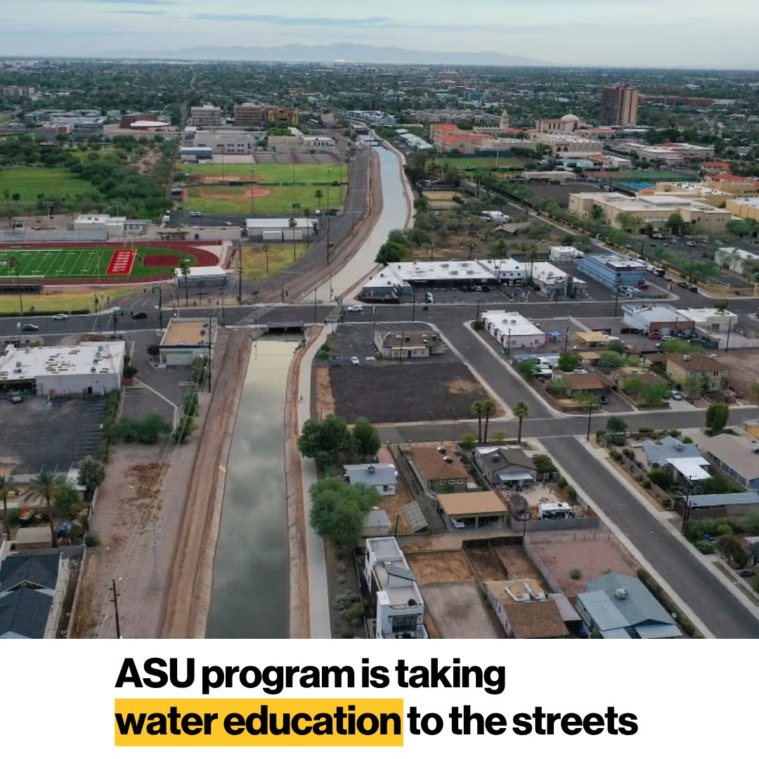 ASU_SGSUP's tweet image. #SGSUP Professors Kelli Larson and Daoqin Tong are working on a tool to help replace nonfunctional turfgrass with sustainable landscaping across Central Arizona. 🌵☀️
They're using spatial data and modeling to assist communities with exploring greener, cooler and more efficient…