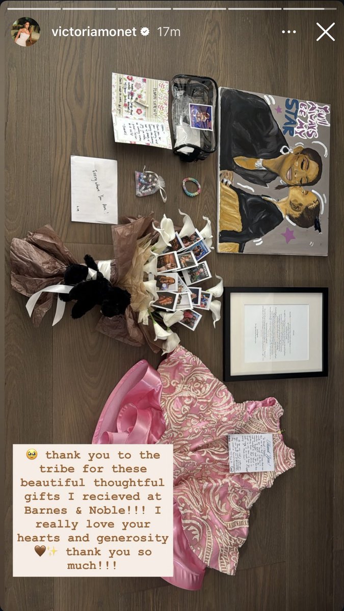 🥹 she posted my dress 😭 <a href="/VictoriaMonet/">Victoria Monét</a> 🤎🤎🤎🤎🤎 if only yall knew how happy and proud I am

Sorry in advanced for all that glitter in your house Vic 😅