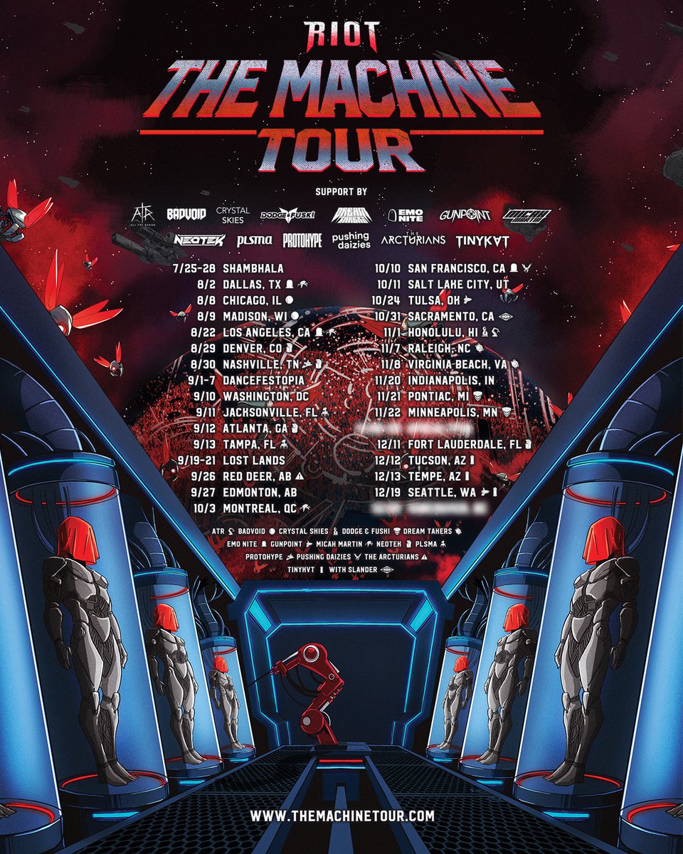 gunpointmusic's tweet photo. 𖦏 NEW SHOW ANNOUNCEMENTS 𖦏 

💥 8/2 - Back in Pontiac for @JaengaMusic Dream Machine Tour!!! 🚌

💥 8/9 - LA Debut with @AHundredDrums @goodsocietyla 🛩️🩸

💥 10/31 - Halloween throw down with @Subtronics @mersivsound in Reno, NV 👻🎃

💥 @RIOTmusic Dream Machine Tour!!! 🦾🦾 https://t.co/alQaCsHxAf