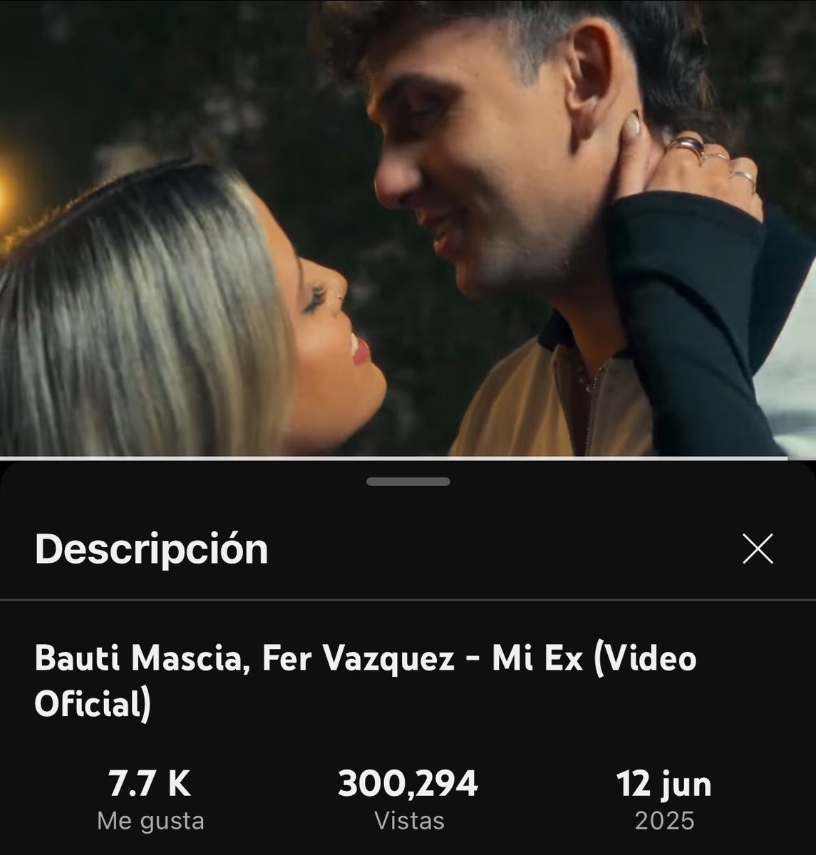 300k para “Mi Ex” y que siga rompiéndola este temonnnn ❤️‍🔥

🎶 youtu.be/kuWe_gvFbmo?si…