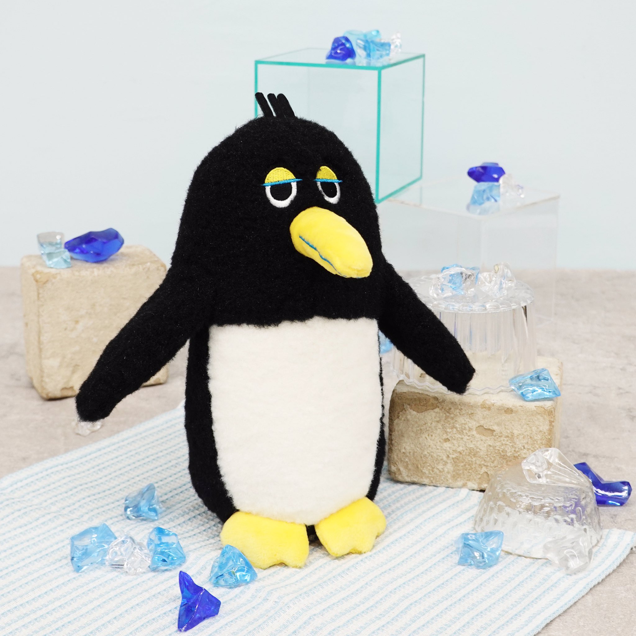 ペンギン　ぬいぐるみ　サンアロー　親子　モコモコ　レア ペンギン ぬいぐるみ サンアロー 親子 モコモコ レア - メルカリ
