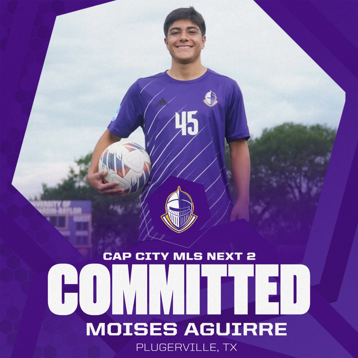 🚨 2025 COMMIT ALERT 🚨

Please join us in welcoming Moises to the Cru Family!
😈

#GoCru | #UMHBSoccer | #Beallin