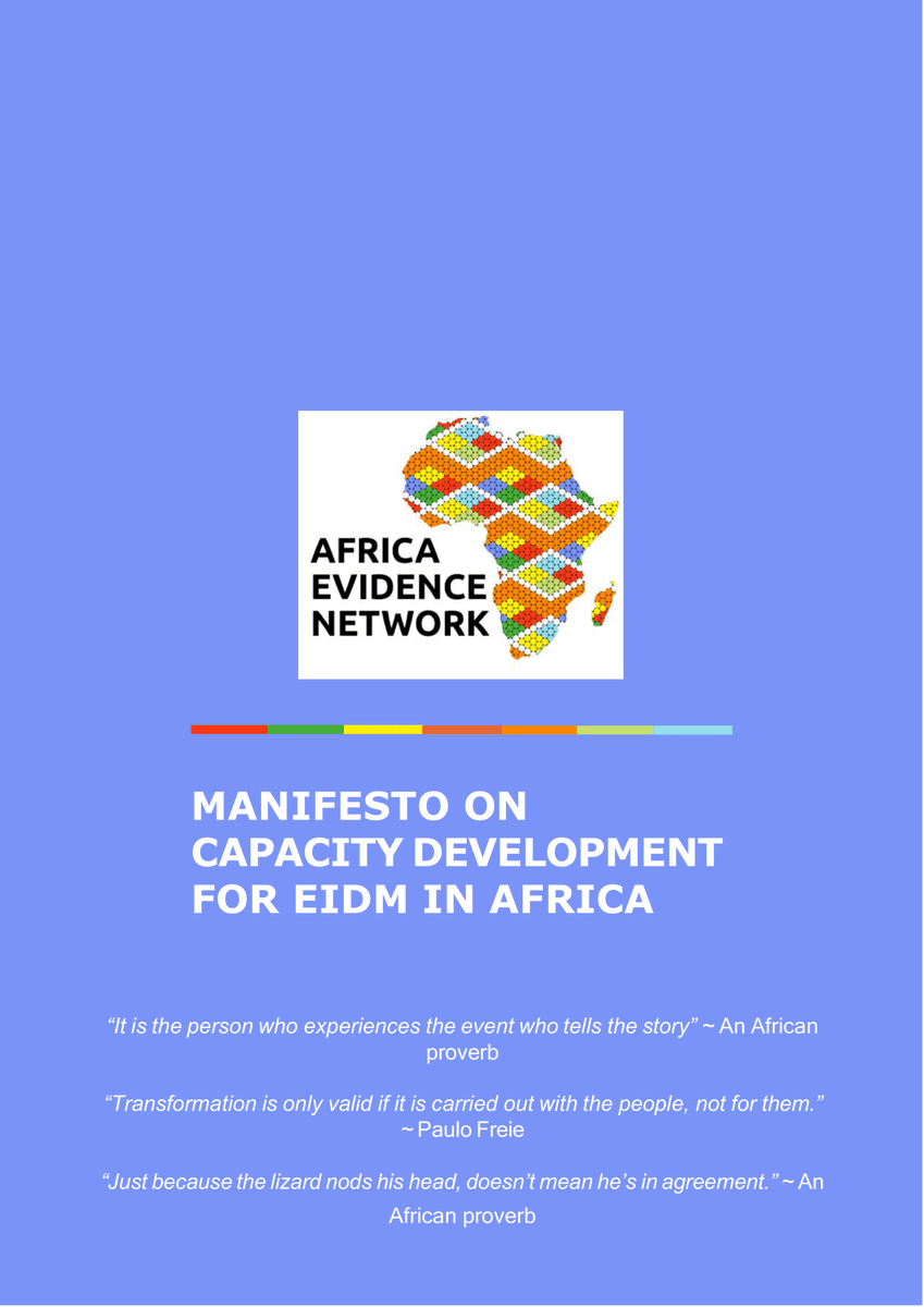 Share your story!

How are you #LivingTheManifesto?

We invite you to share how you use the Manifesto on Capacity Development for #EIDM in #Africa to enhance evidence capacities, collaborate across sectors, and integrate citizen knowledge.

Submit your story, video, or audio clip