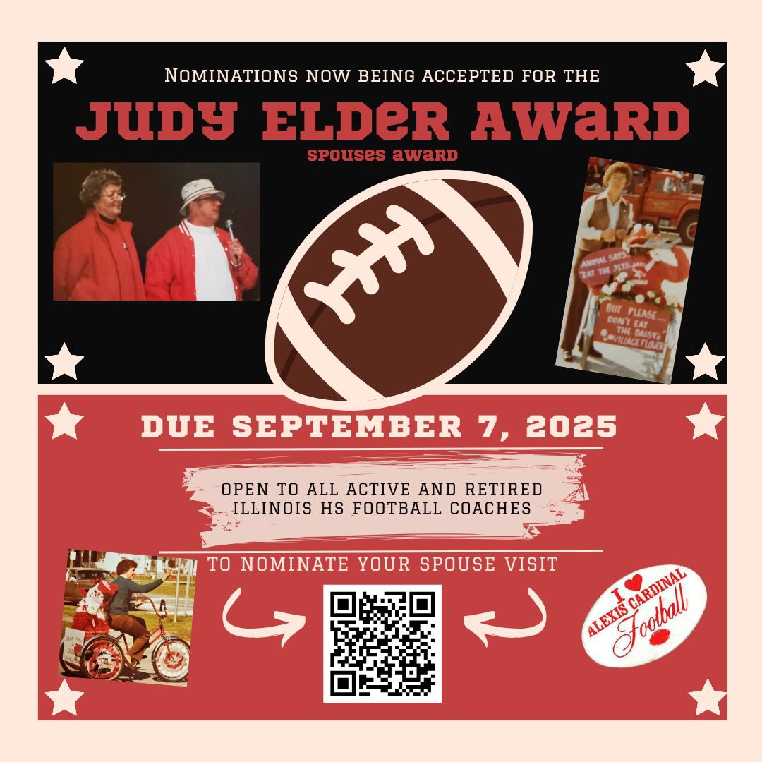 Very excited for year two of this award to honor deserving coaches wives!