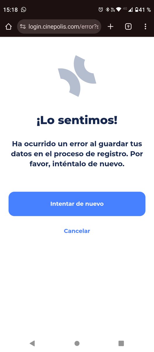 cherrybomb_V's tweet photo. @Cinepolis  -.- meses casi un año y no me puedo registrar, no oued gracias! 🤷🏻‍♀️ https://t.co/uCoiMZzN9b