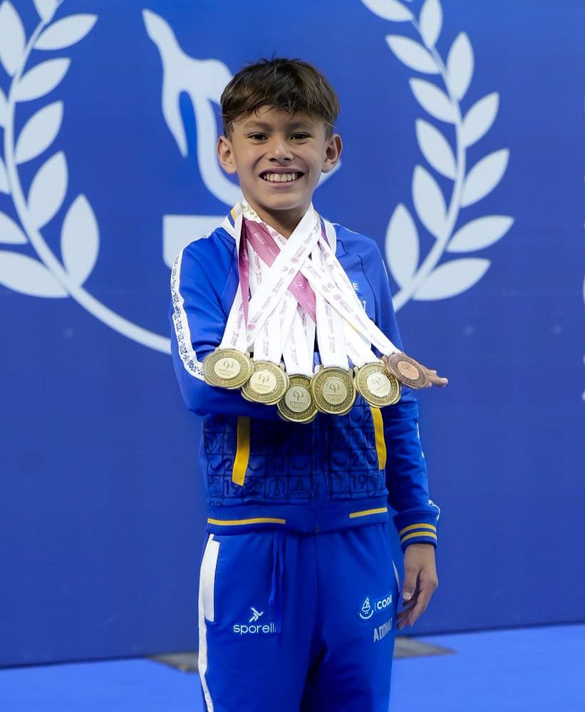 CoqueTrejo's tweet photo. ▪️ Adonai García🇲🇽

▪️ 11 añitos

▪️ 5 medallas de oro y una de bronce (CLAVADOS💦) en Olimpiada Nacional

🥇🥇🥇🥇🥇🥉

✍🏻Apunten el nombre✨ https://t.co/xr9TdNeAra
