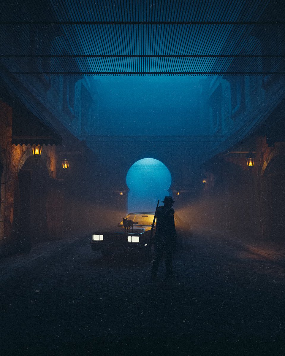 Moody Night Scene