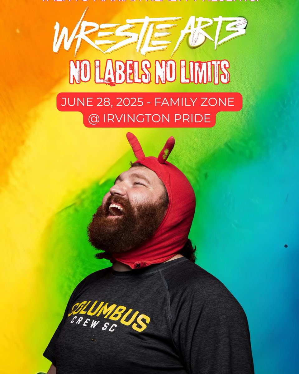 zanepasley's tweet image. Join me at @WrestleArtsIndy’s free events during Irvington Pride this Saturday 6/28 at noon, 2, &amp;amp; 4! It’s gonna slay! (I hope I’m using that term correctly.)
5515 E Washington St, Indianapolis, IN
10 minutes from downtown Indy!