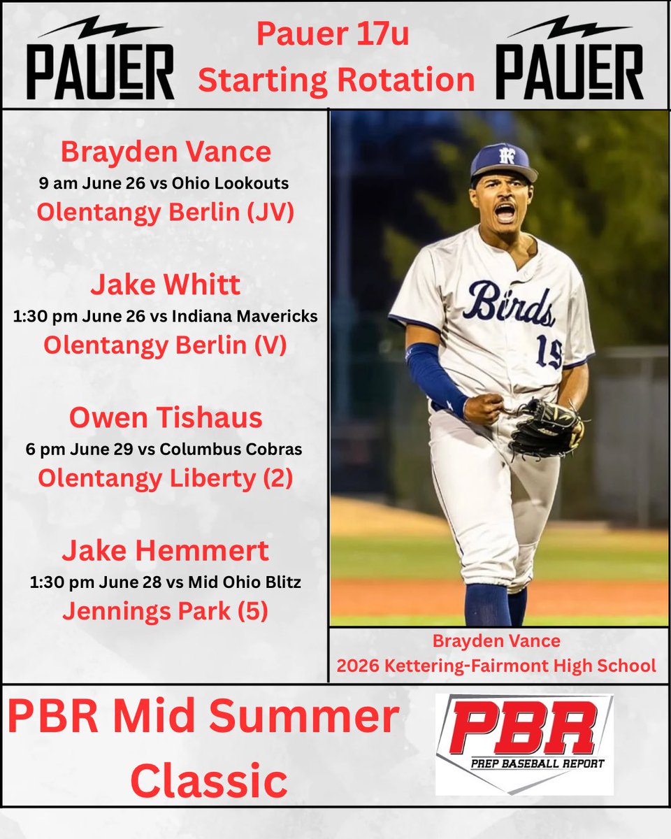 Pauer Baseball 2026 - Flynn tweet media