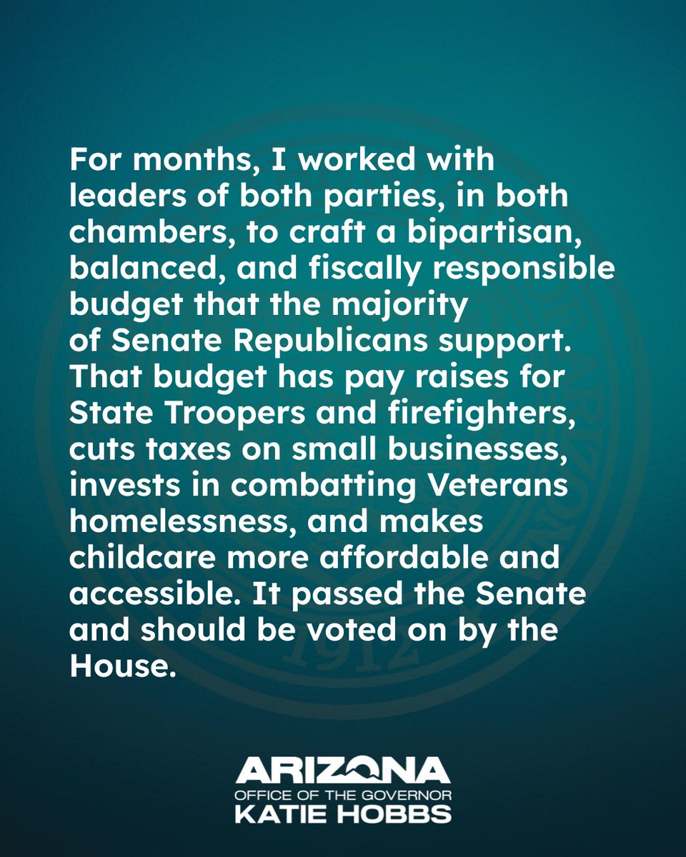 Governor Katie Hobbs tweet media