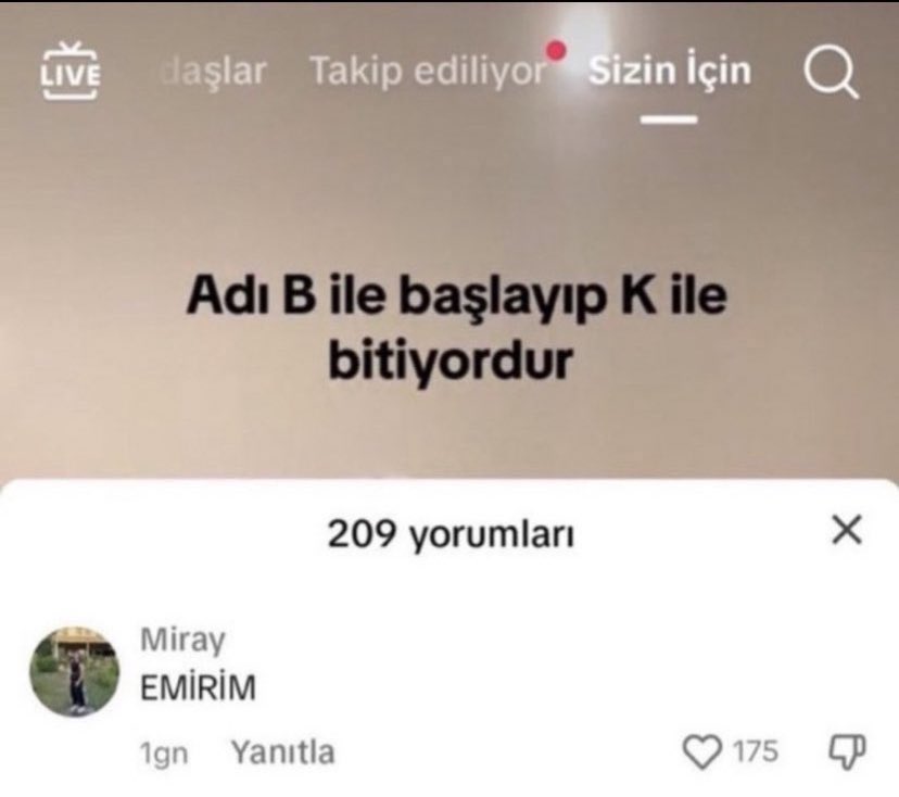 Bizim takıntı seviyesi