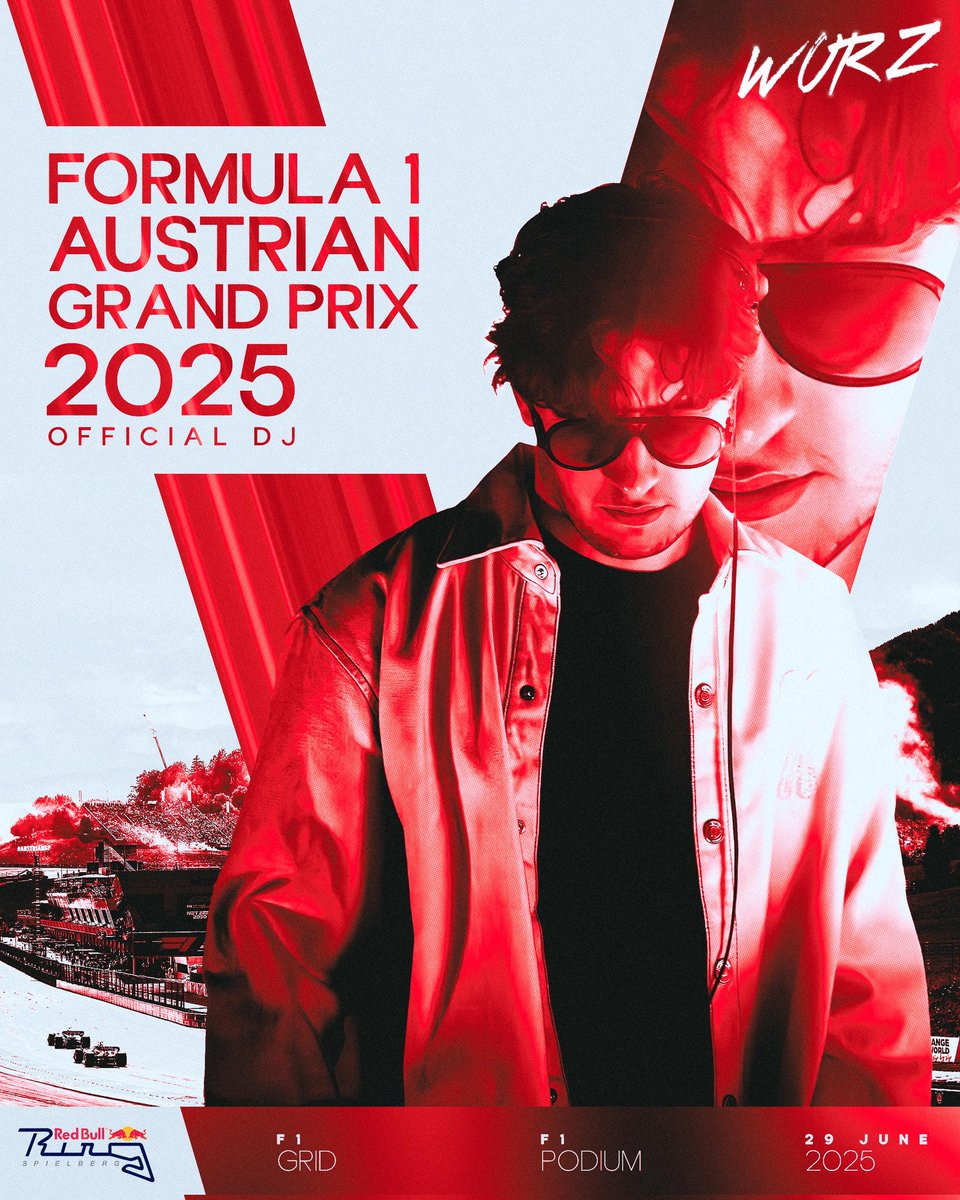 Who is the official @f1 DJ in Austria for F1 Grand Prix grid &amp; podium ... Mister Wurz ,  Wurz Felix ... strong stuff son 💪  #WurzMusic